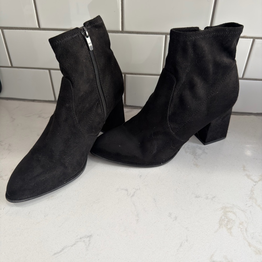 Marc Fisher Black Ankle Booties - Picture 2 of 5